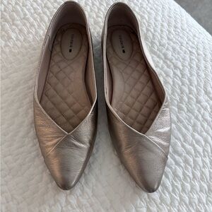 Birdies Women's Goldfinch metallic Flats